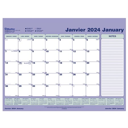 Monthly Calendar Desk Pad (2024)