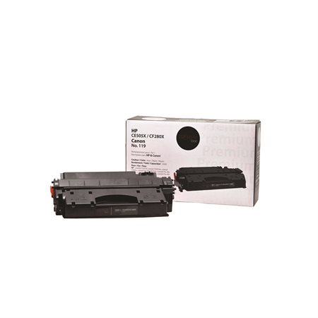 Compatible High Yield Toner Cartridge (Alternative to HP 05X, 80X  /  Canon 119)