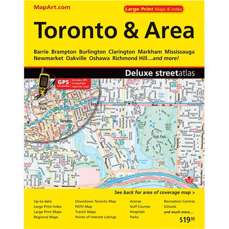 Toronto and Areas Street Maps