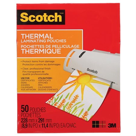 Pochettes de plastification thermique Scotch®