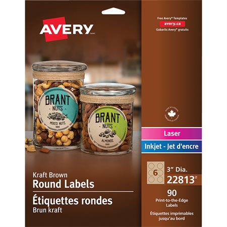 Self-Adhesive Round Labels
