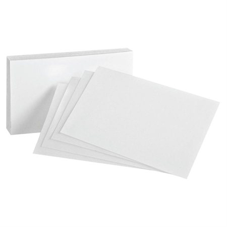 White Index Cards