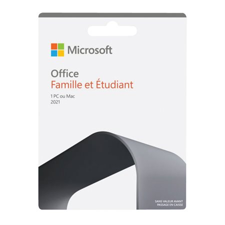 Microsoft Office Famille et Étudiant 2021 (Français)