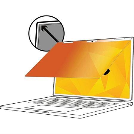 Gold Privacy Filter for MacBook Pro®
