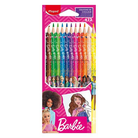 Crayons de couleur Barbie